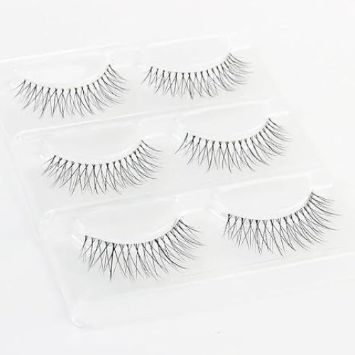 Japanese and Korean natural false eyelashes for a subtle look