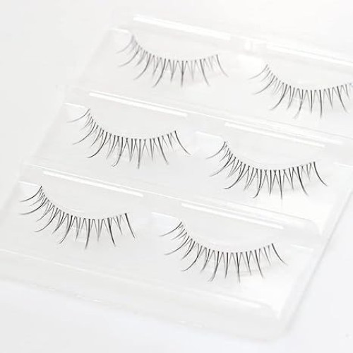 Japanese and Korean natural false eyelashes for a subtle look