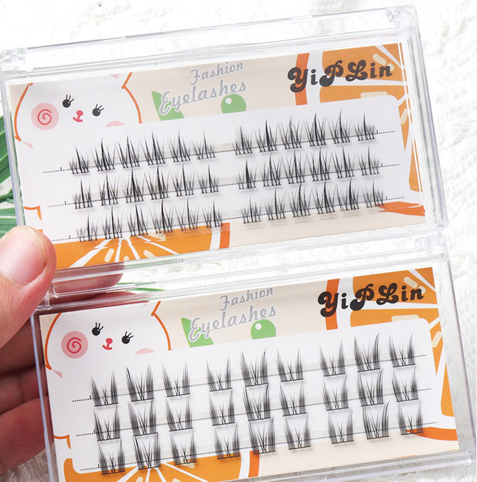 Natural self-grafted hair false eyelashes