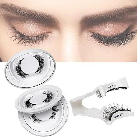 Magnetic false eyelashes for easy application