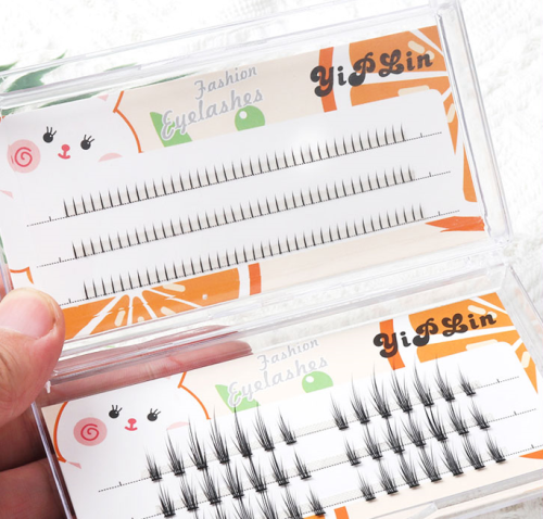 Natural self-grafted hair false eyelashes