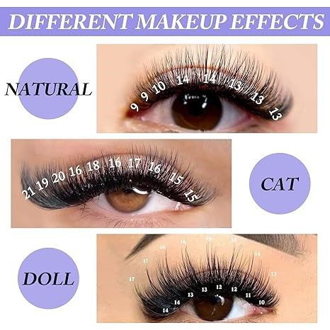 Extension false eyelashes for longer, fuller lashes