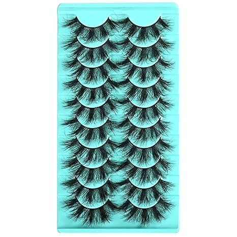 3D false eyelashes set for dramatic volume